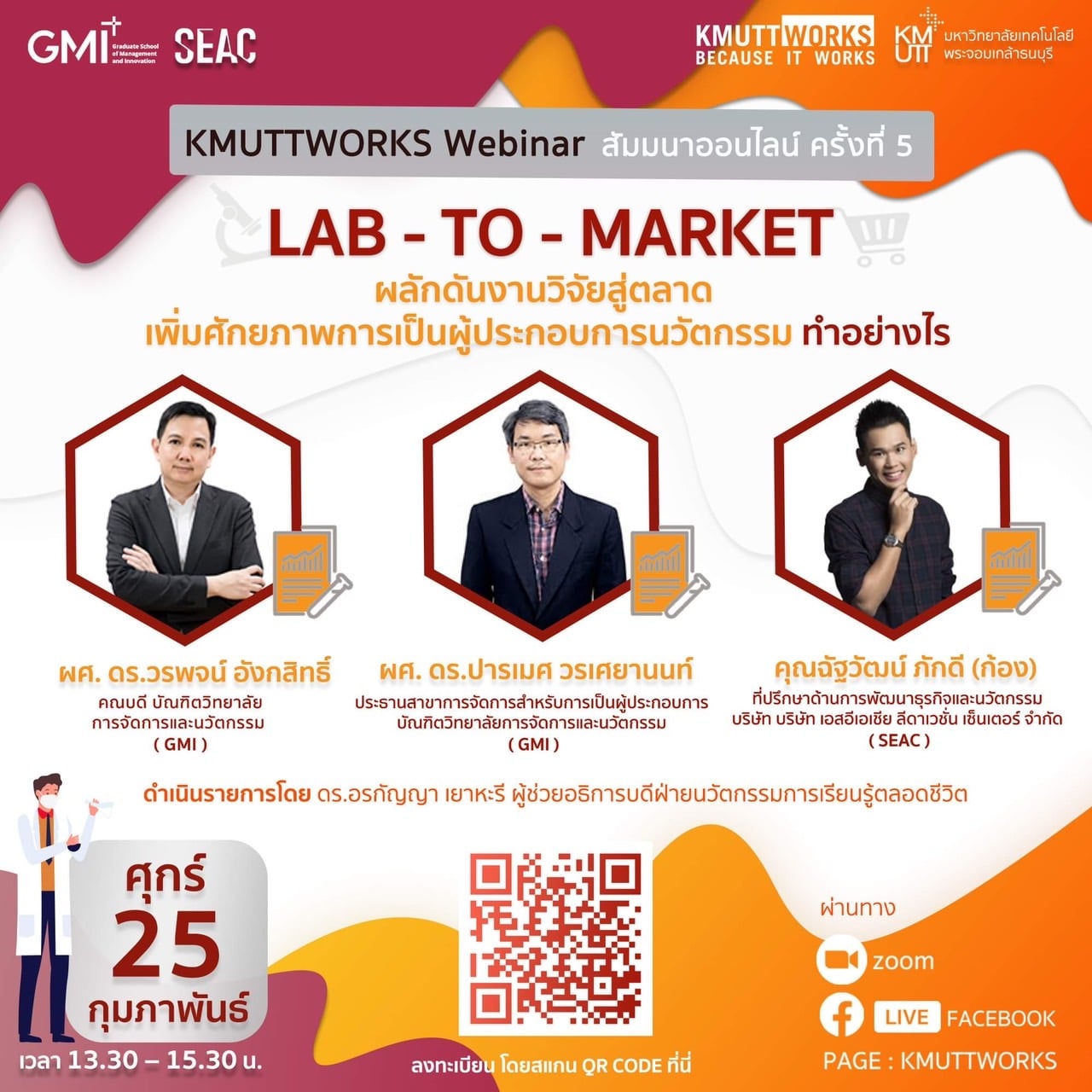 LAB-TO-MARKET ผลักดันงานวิจัยสู่ตลาด เพิ่มศักยภาพการเป็นผู้ประกอบการนวัตกรรม ทำอย่างไร